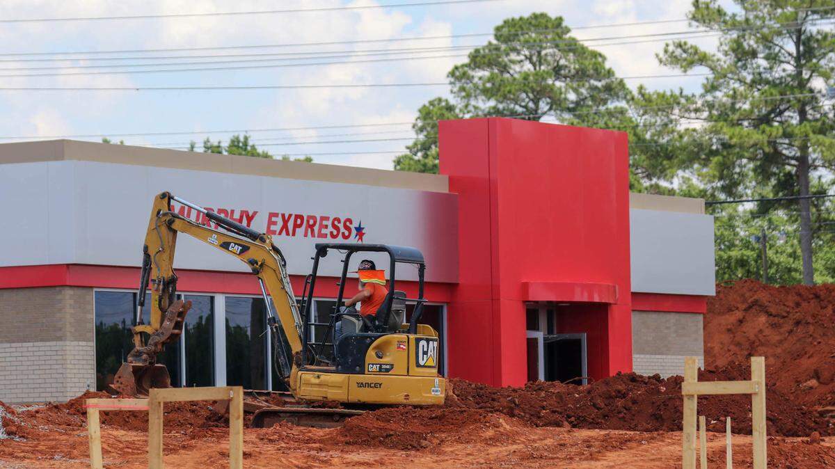 A Murphy Express gas station is in the works for the high traffic intersection of Bush River Road and Broad River Road.