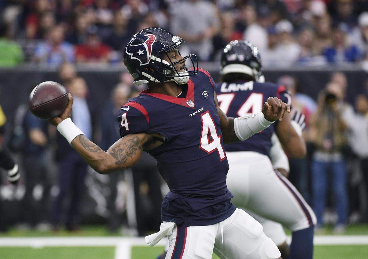 Deshaun Watson led the Houston Texans to the playoffs this season.