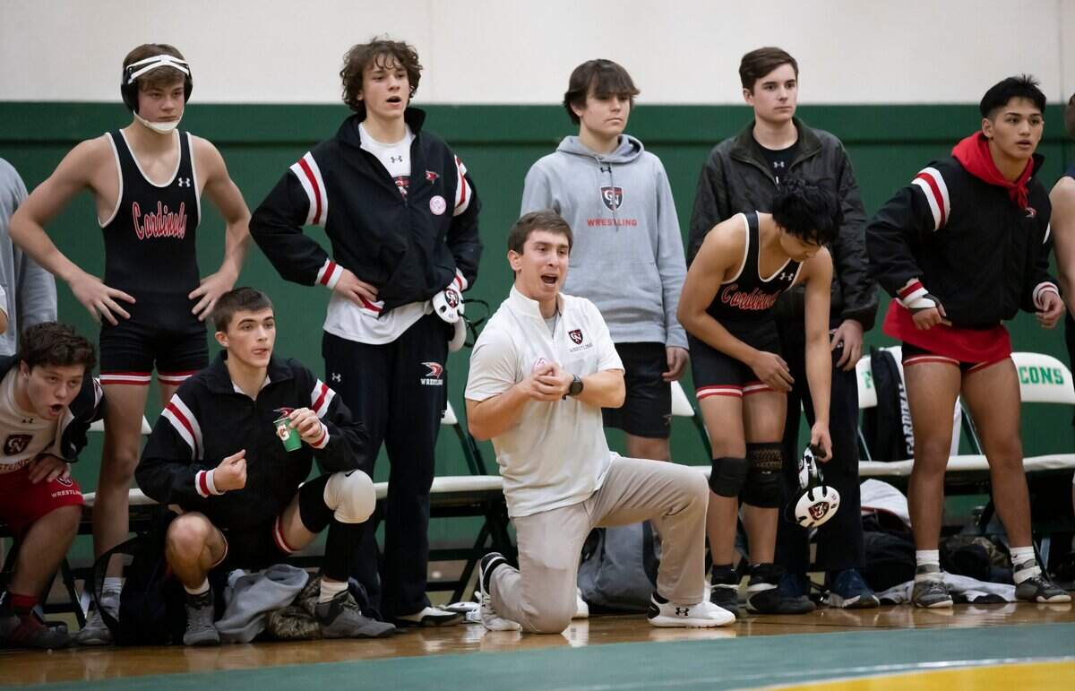 Heathwood Hall defeated Cardinal Newman and finished third in the SCISA 2022 Duals State Wrestling Tournament at Ben Lippen on Saturday, February 5, 2022.