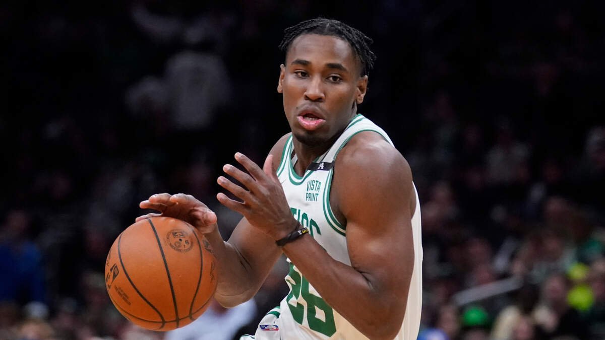 Aaron Nesmith was drafted by the Boston Celtics in 2020.