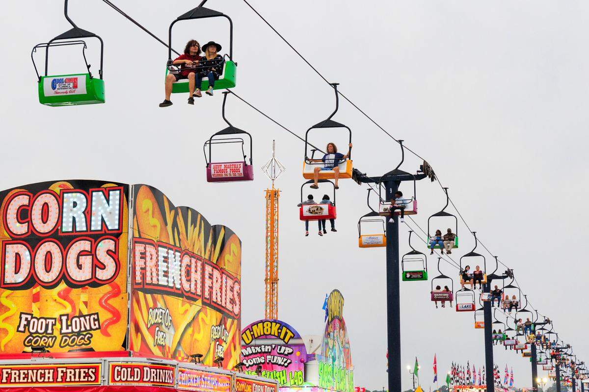 The opening day of the South Carolina State Fair on Wednesday, October 11, 2023.