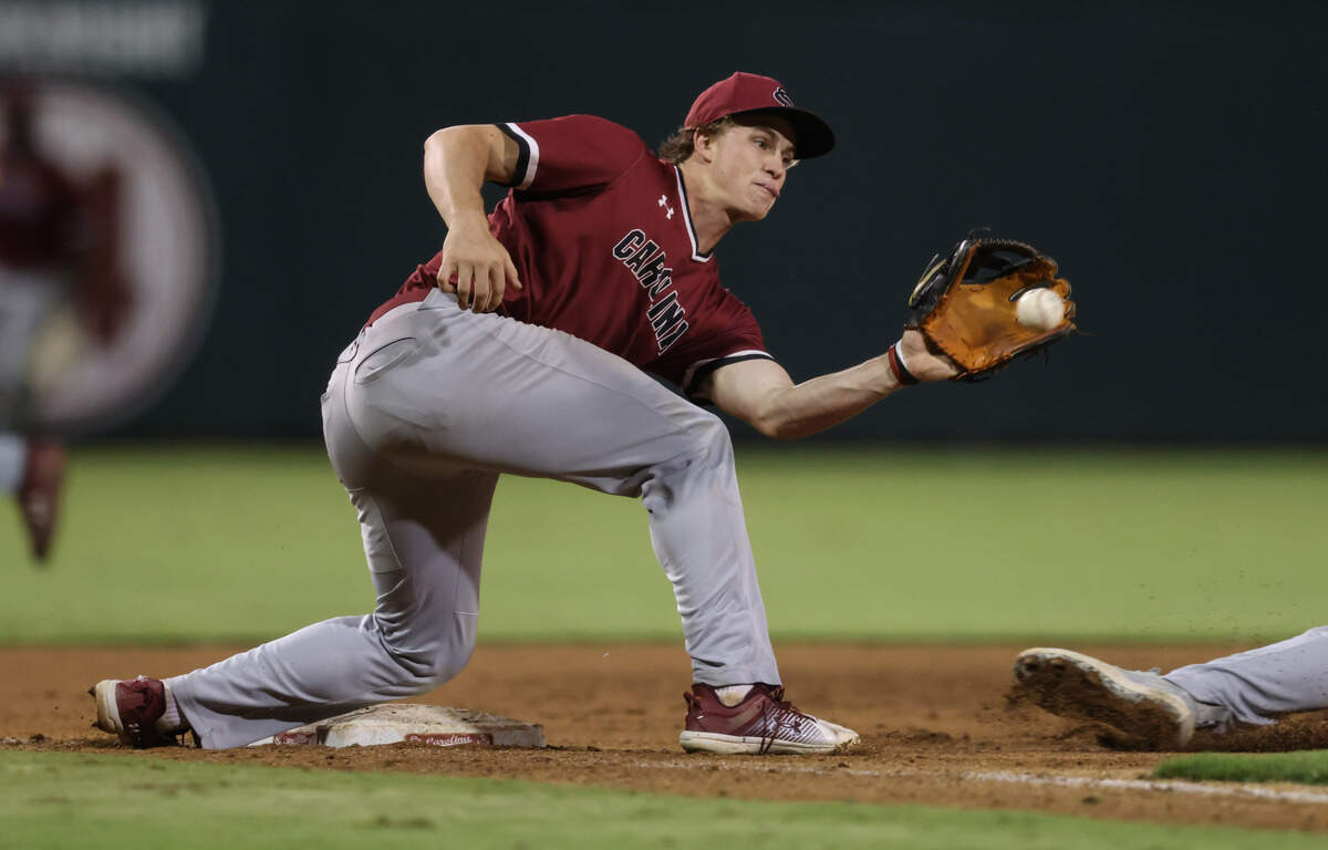 South Carolina infielder Nolan Nawrocki (8)