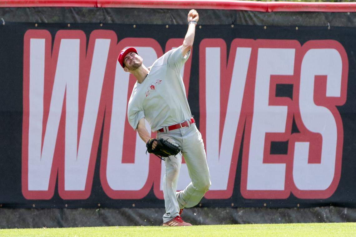 Danton Hyman, a senior centerfielder with the Newberry College baseball team, was born hearing impaired. He wears hearing aids to help him hear.