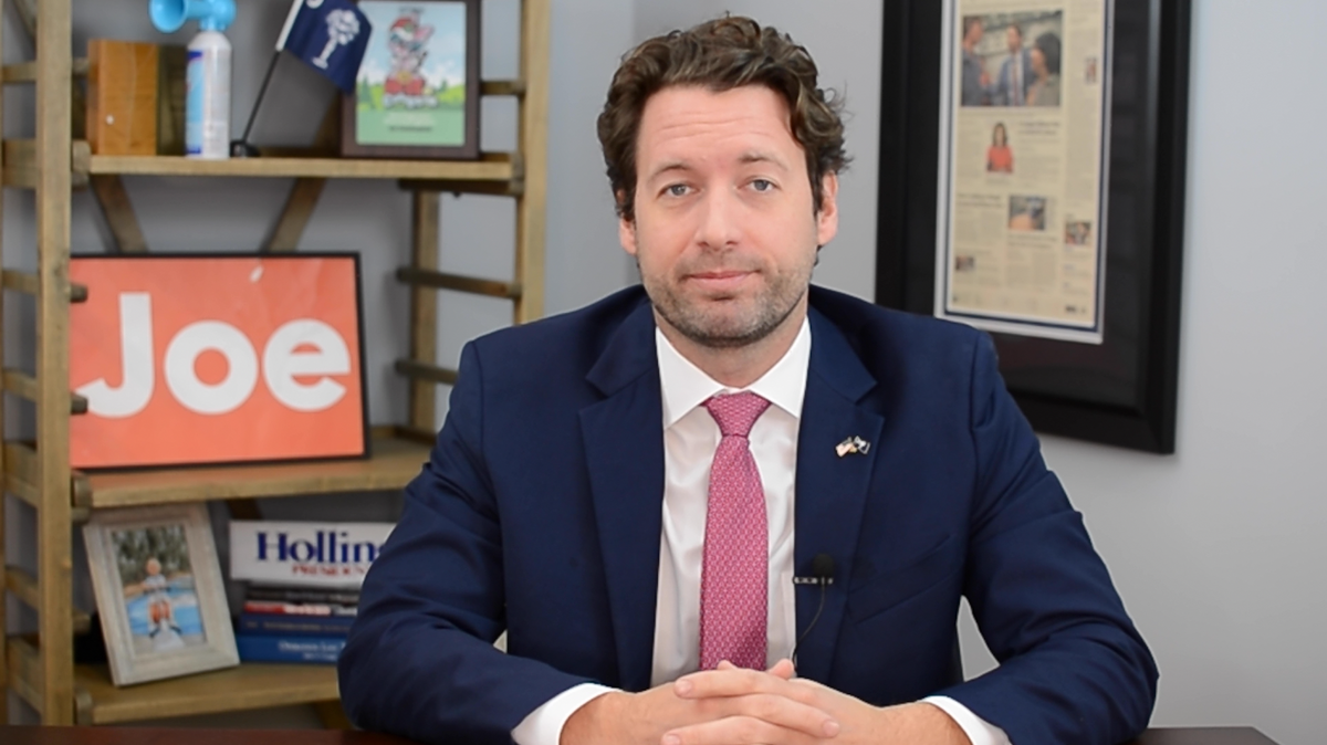 In this screenshot, former U.S. Rep. Joe Cunningham announces the launch of his new political podcast on Monday, Feb. 1, 2021 in a video shared on social media. Cunningham, a one-term congressman from Charleston who lost his 2020 reelection bid, has been facing questions about whether he will run for political office in 2022.