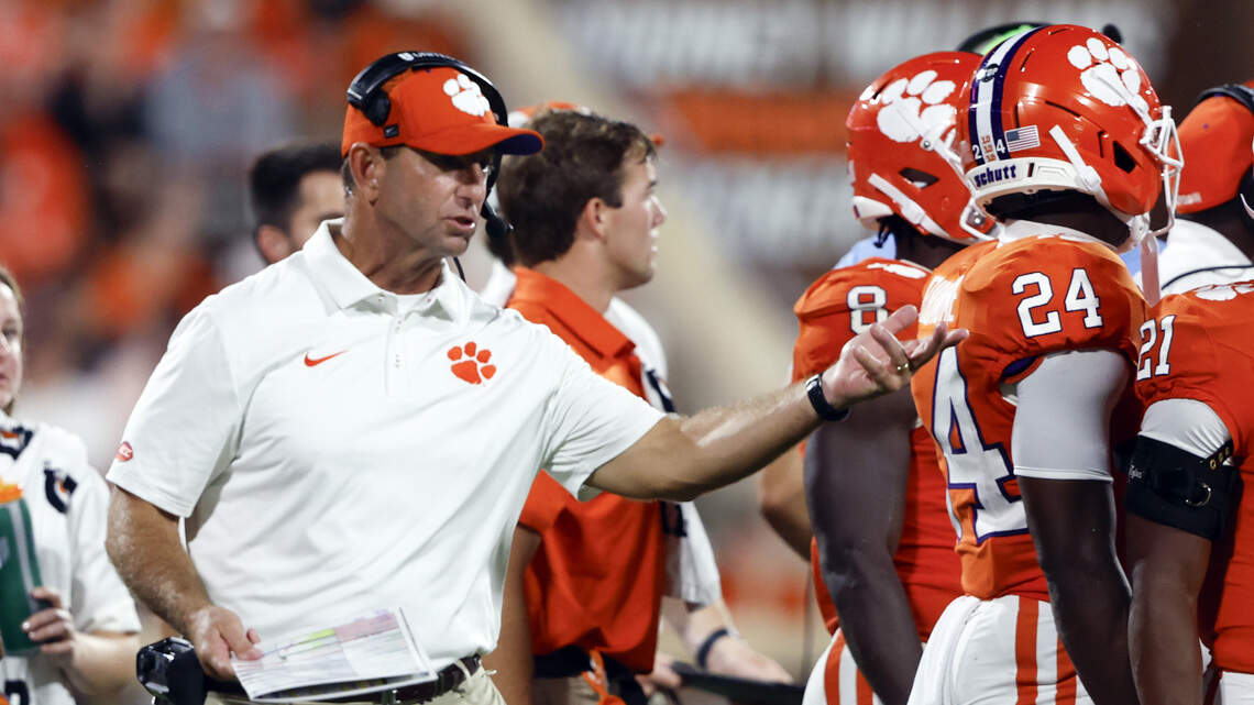 What Dabo said about Vizzina’s injury, Clemson’s close win vs. Georgia Southern