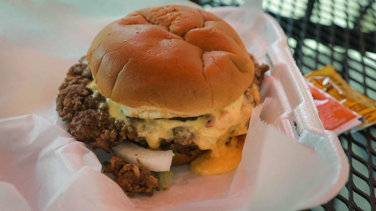 The pimento cheese burger from Rockaway’s Athletic Club.