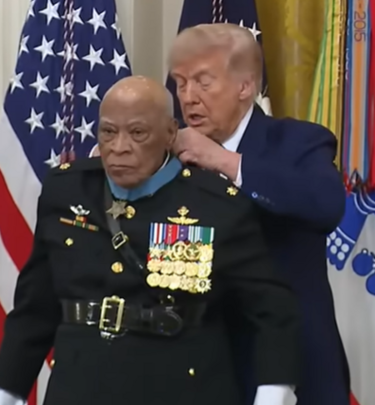Bishopville, S.C., native Maj. James Capers received the Medal of Honor from President Donald Trump in a White House ceremony on June 18, 2026.