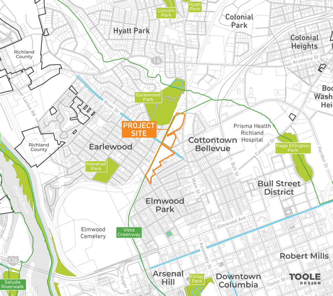 The city of Columbia is planning to extend the Vista Greenway north toward Earlewood Park and east toward the BullStreet District. At the same time, the city is also looking at building a new trail connecting the greenway to the Columbia Canal and Riverfront Park.