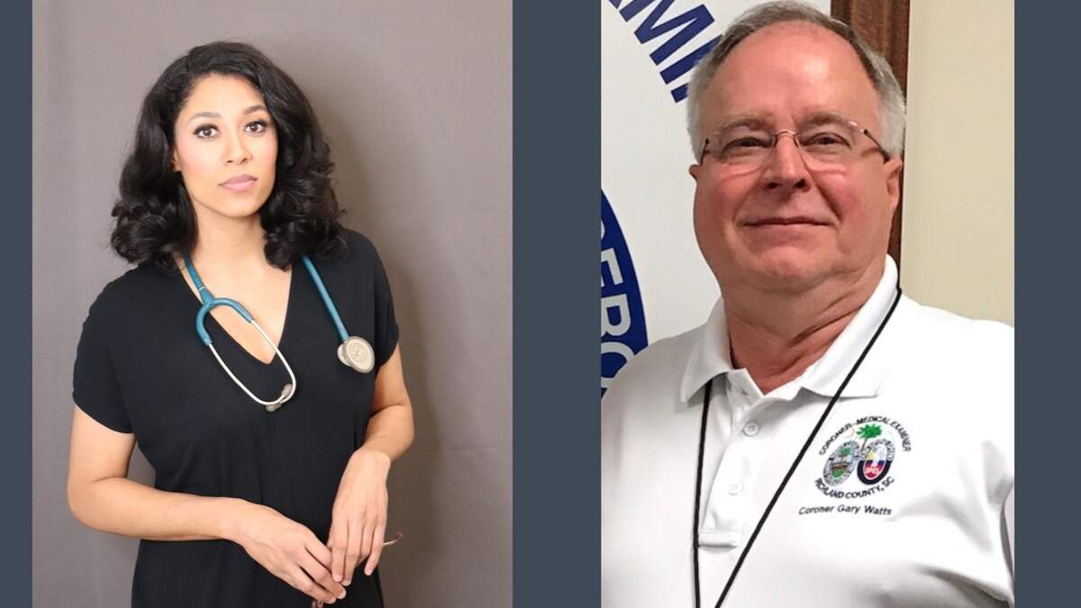 Naida Rutherford and Gary Watts are running for Richland County Coroner.