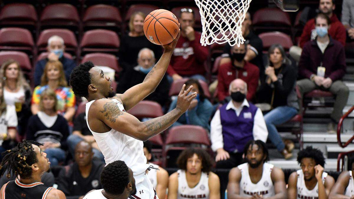 South Carolina’s Jermaine Couisnard during the Asheville Championship.