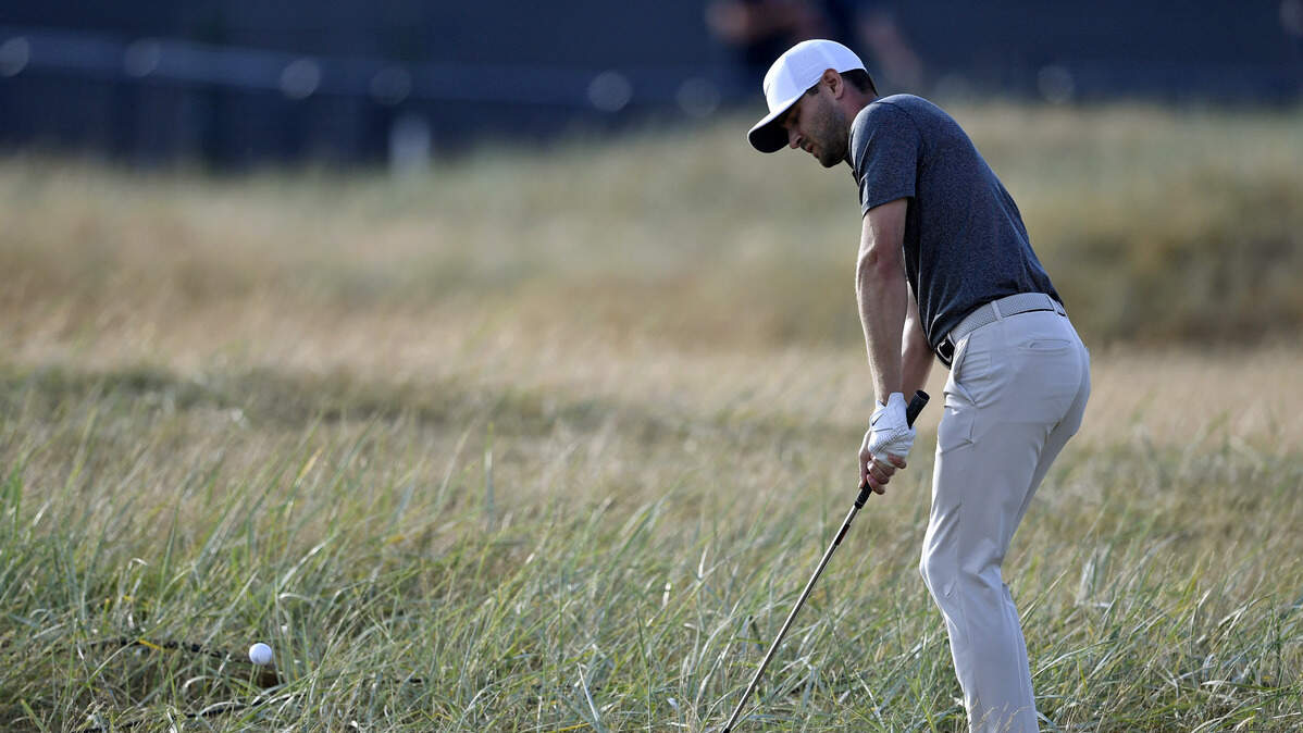 Kyle Stanley this week at The Open Championship golf tournament at Carnoustie Golf Links.