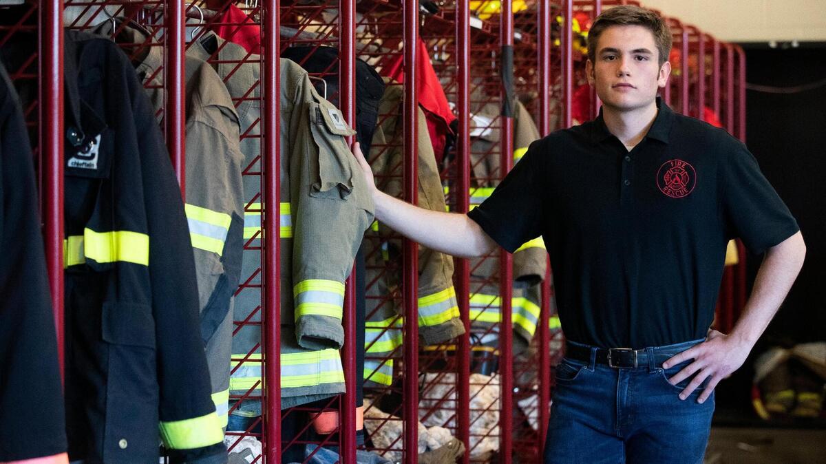 A public servant’s heart, a passion to protect: Chapin grad races toward firefighting