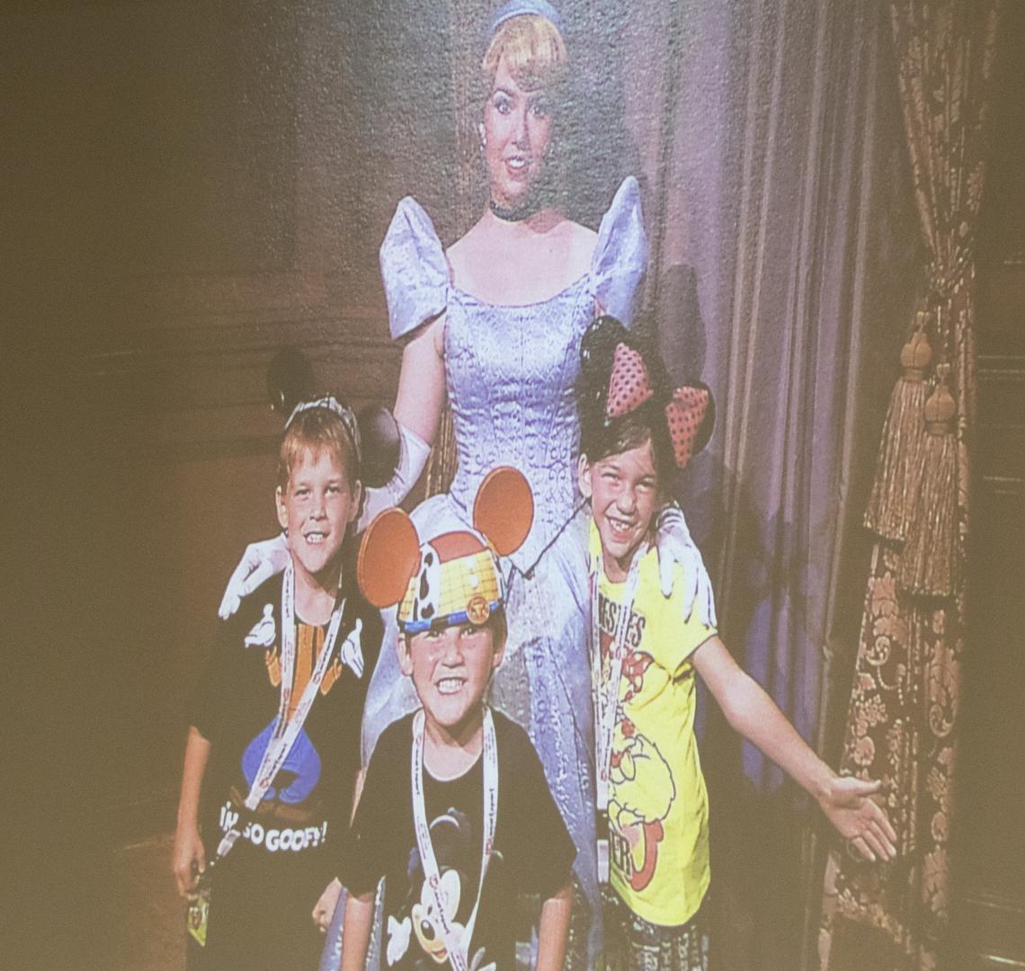 In this photograph, entered into evidence during the trial of Tim Jones in Lexington, Elias, Nahtahn and Merah are photographed at Disney World in June 2014. Timothy Jones, Jr. is accused of killing his five young children in August 2014.