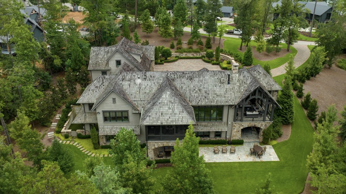 This house on Lake Keowee is under contract for $4.4 million.