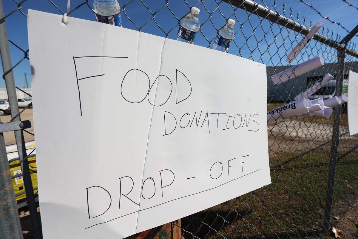 The South Carolina State Guard helped distribute food Wednesday, Nov. 5, 2025, at the Harvest Hope Food Bank in Columbia.