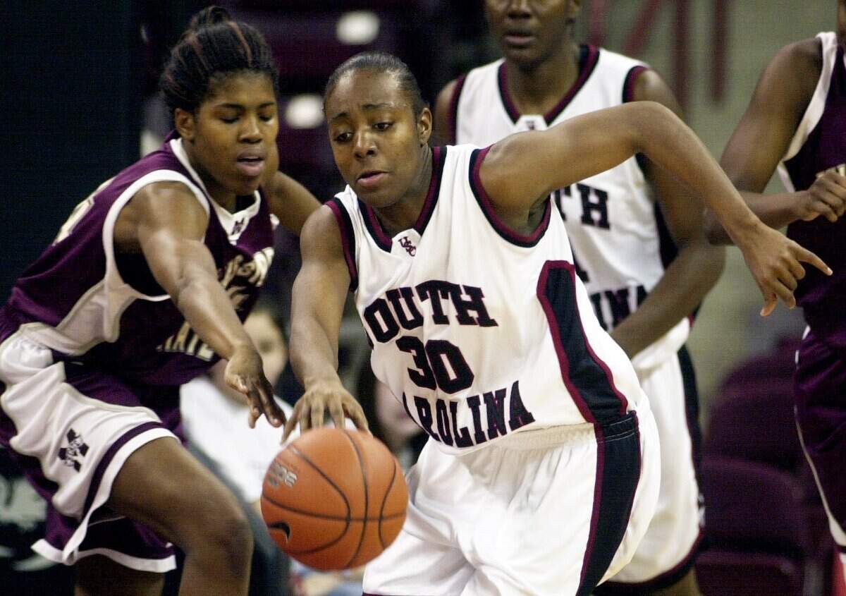 South Carolina’s Lauren Simms in a February 2006 SEC game.