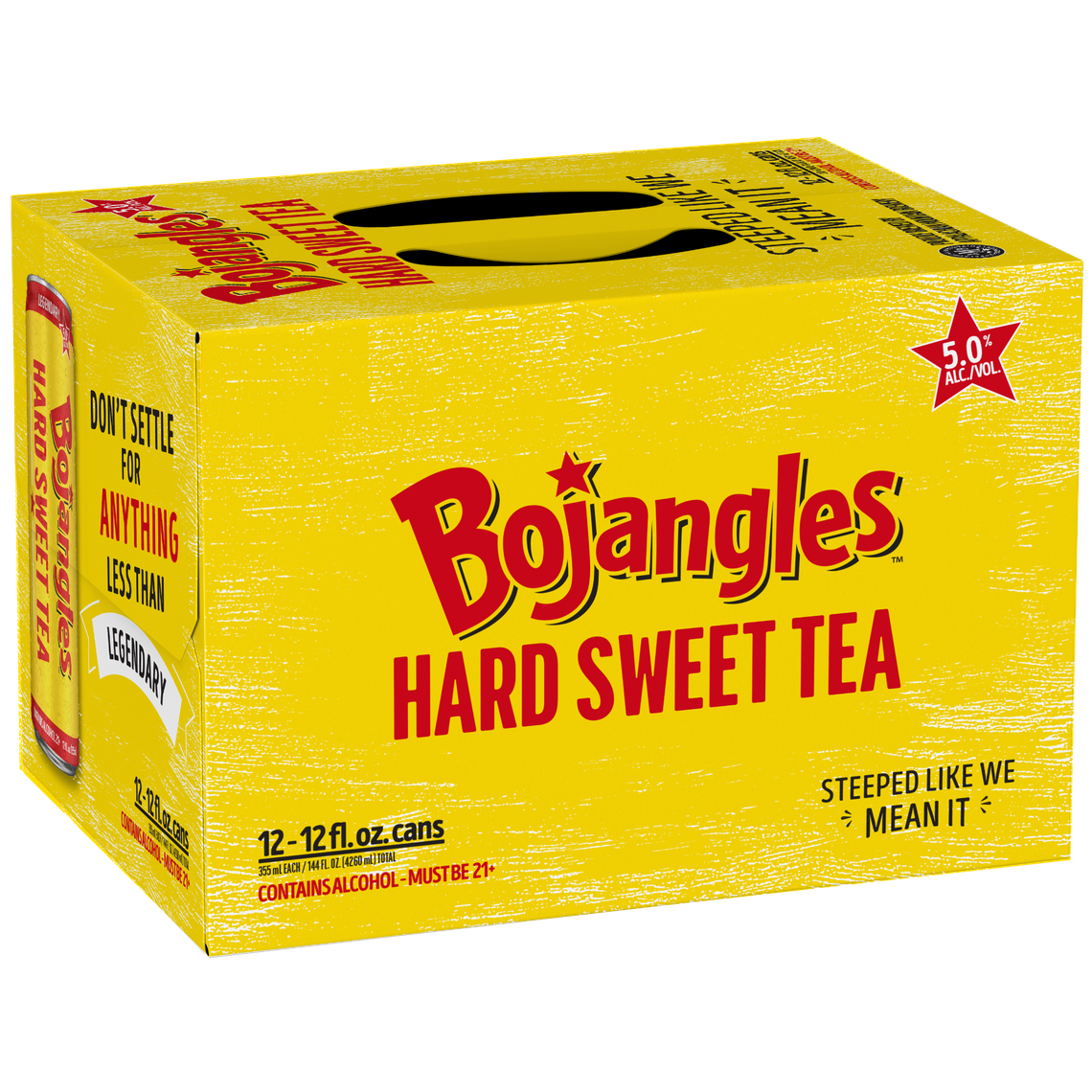 Bojangles partnered with Boone-based Appalachian Mountain Brewery to create Bojangles Hard Sweet Tea, available in March 2023 at grocery and convenience stores.