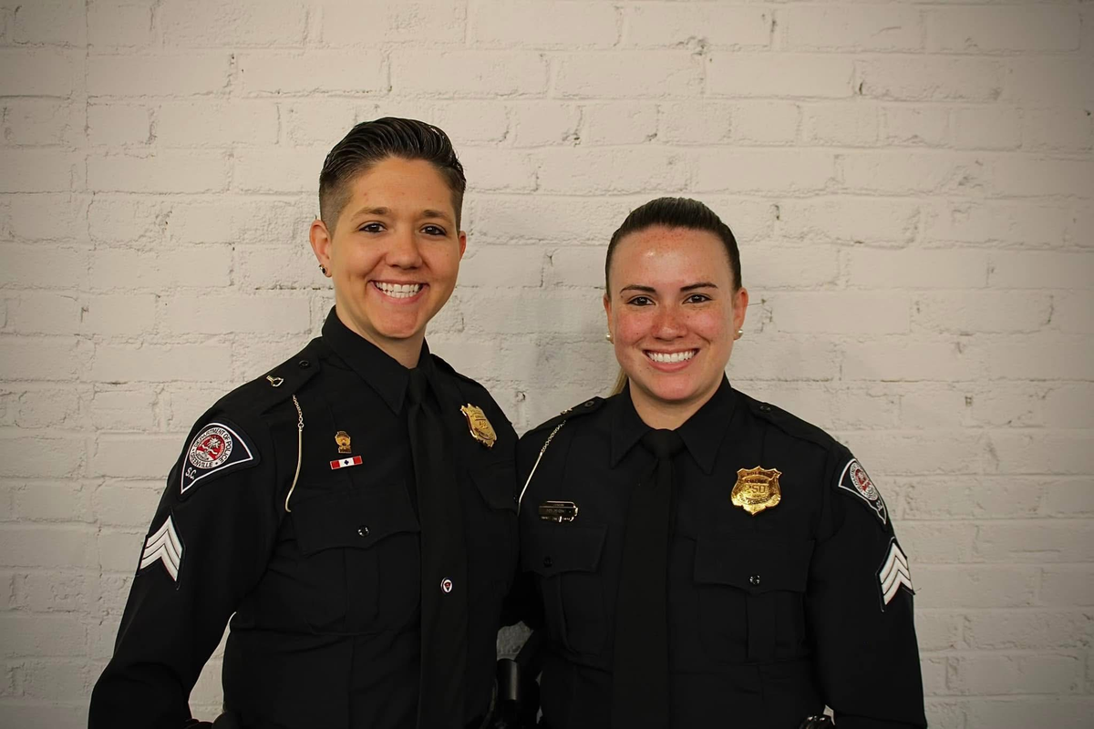 Ashley Munoz, left, died in a collision while her wife Diana suffered critical injuries. 