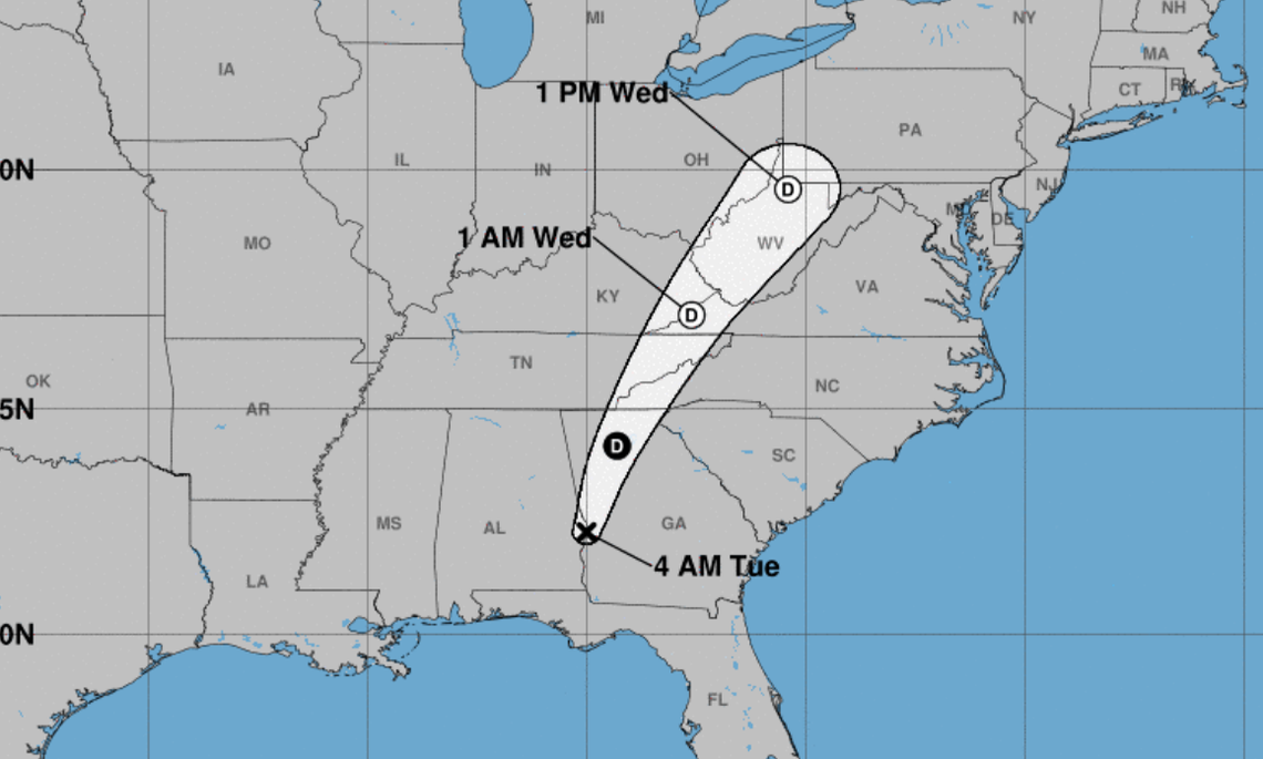As Tropical Depression Fred moves north severe weather effects are possible in South Carolina and the Midlands.