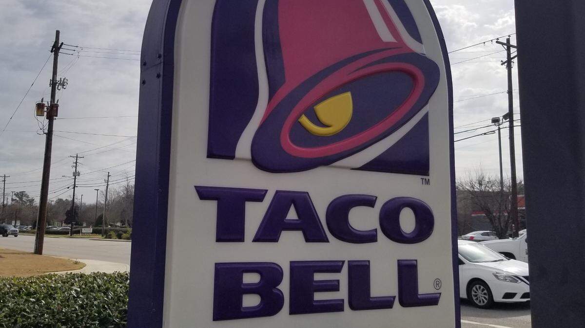 A Taco Bell sign. A new location of the ubiquitous fast food joint is being planned in Lexington near Lexington High School.