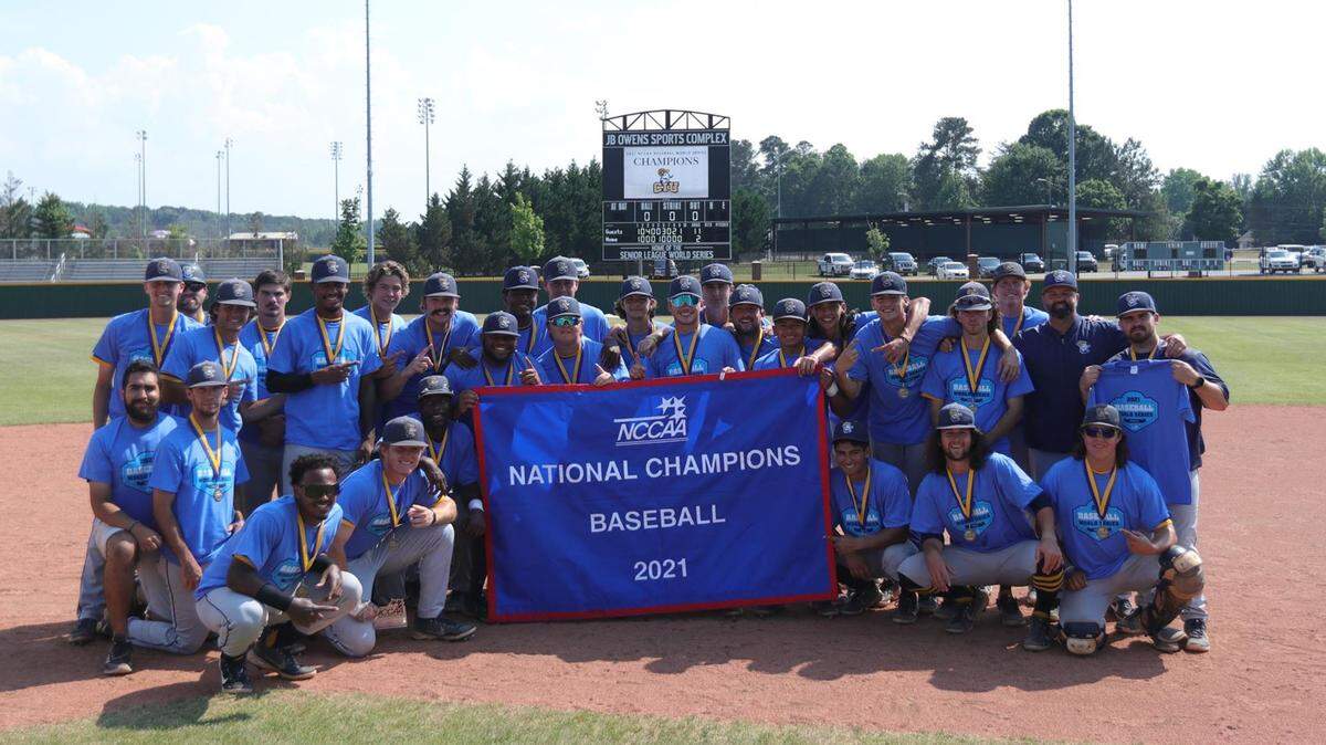 Columbia International University baseball team won the 2021 National Christian Collegiate Athletic Association World Series championship on Tuesday.