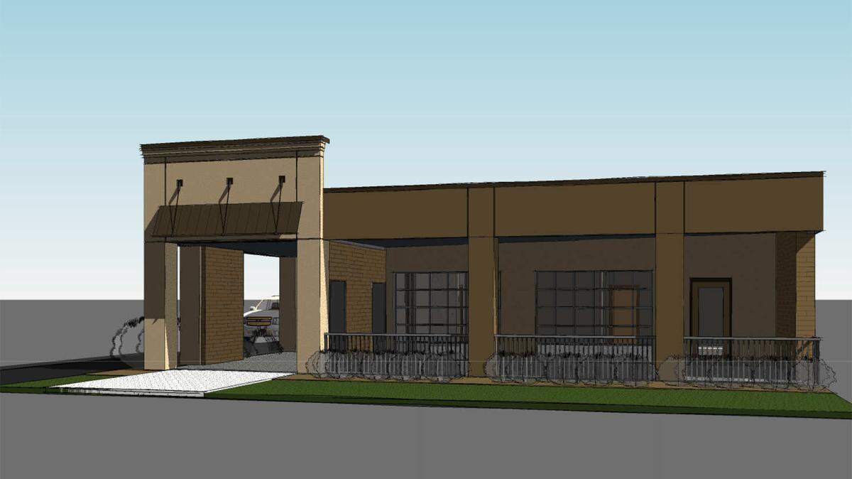 The proposed restaurant at 3006 Devine Street.