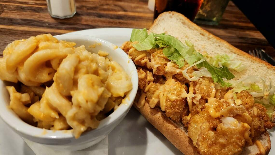 Recommendation of the Week: Shrimp po’ boy at Roxbury Mercantile in Meggett, SC