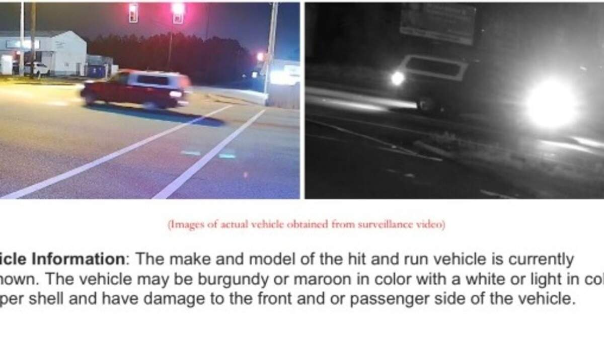 The SC Highway Patrol is trying to identify a burgundy or maroon vehicle involved in fatal hit and run on June 12 in Richland County on Two Notch Road.