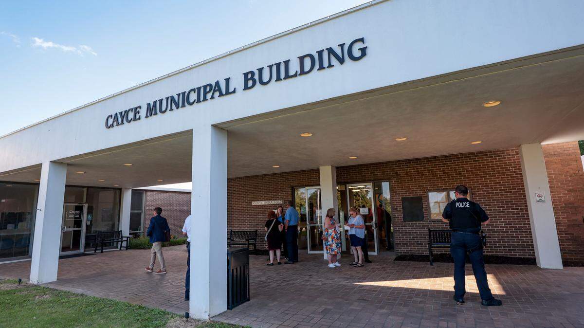 The Cayce Municipal Building on Wednesday, May, 21, 2025.