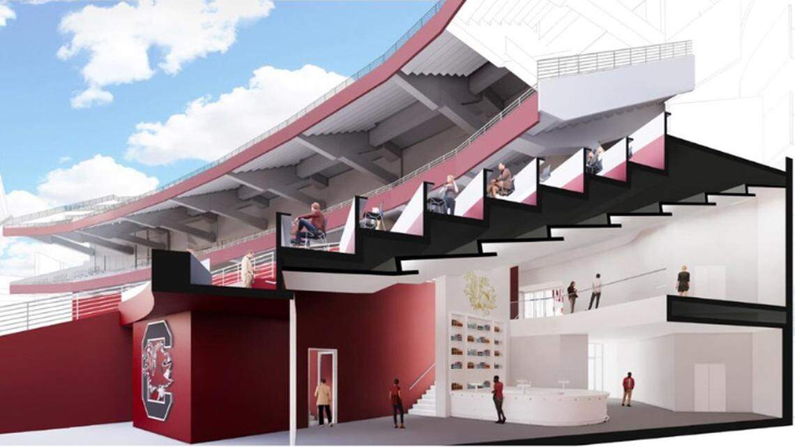 Williams-Brice upgrades include feature like Dallas Cowboys have. More changes to come