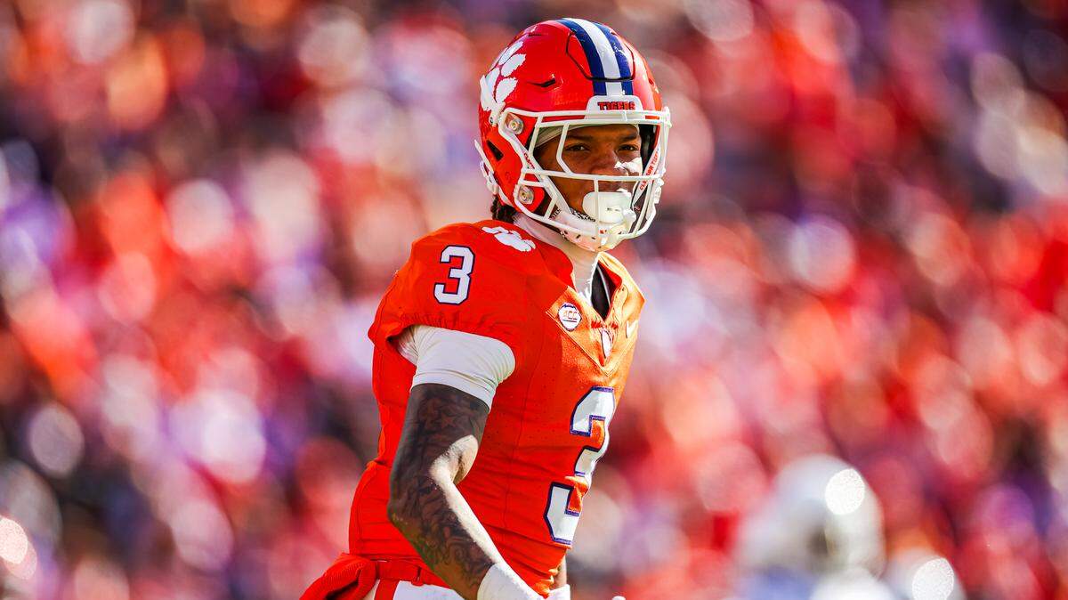 Clemson wide receiver Tristan Smith (3) is suing the NCAA for a chance to play a fifth year of college football for the Tigers.