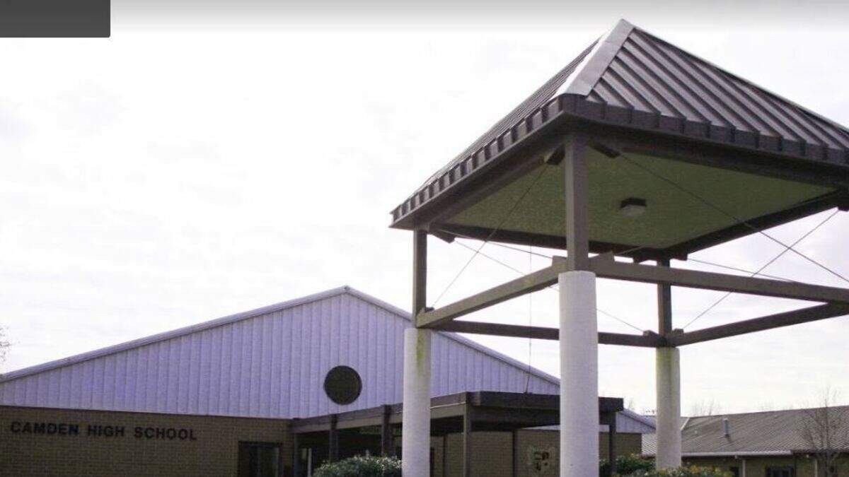 Students are being dismissed early at a high school where there was a major water main break.
