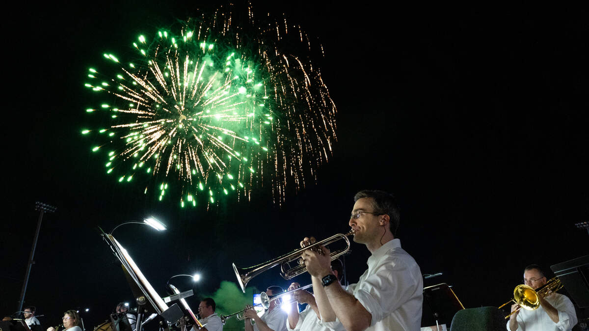Fireworks with the Phil at Segra Park on Saturday, July 3, 2021.
