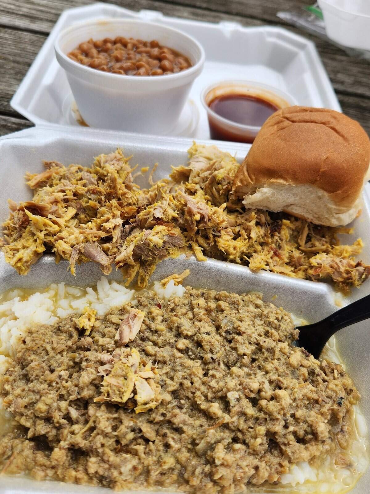 A plate from Hite’s Bar-B-Que.