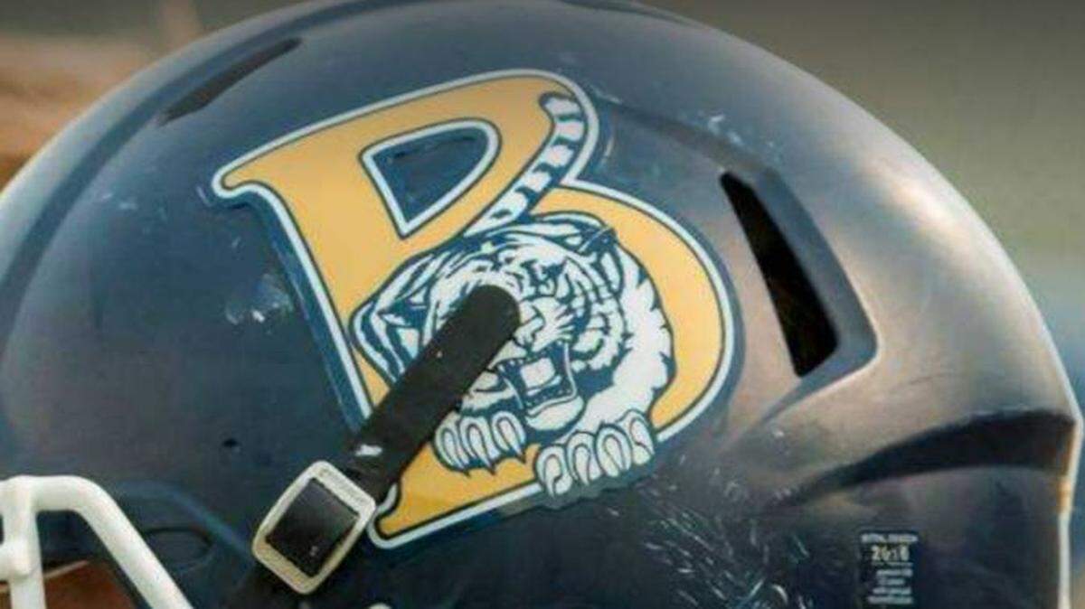 File photo of a Blythewood High School football helmet.