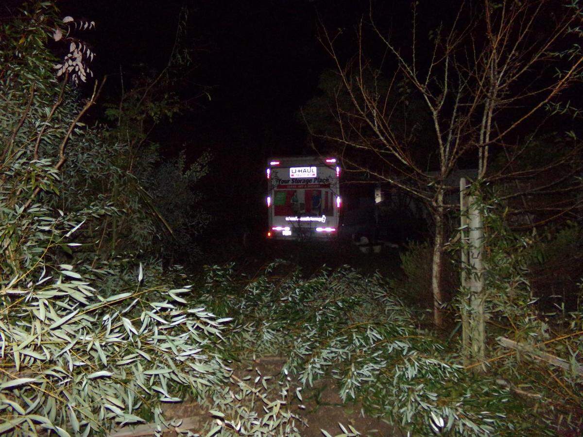 A man driving a U-Haul truck led law enforcement officers on a high-speed chase before crashing near a house.