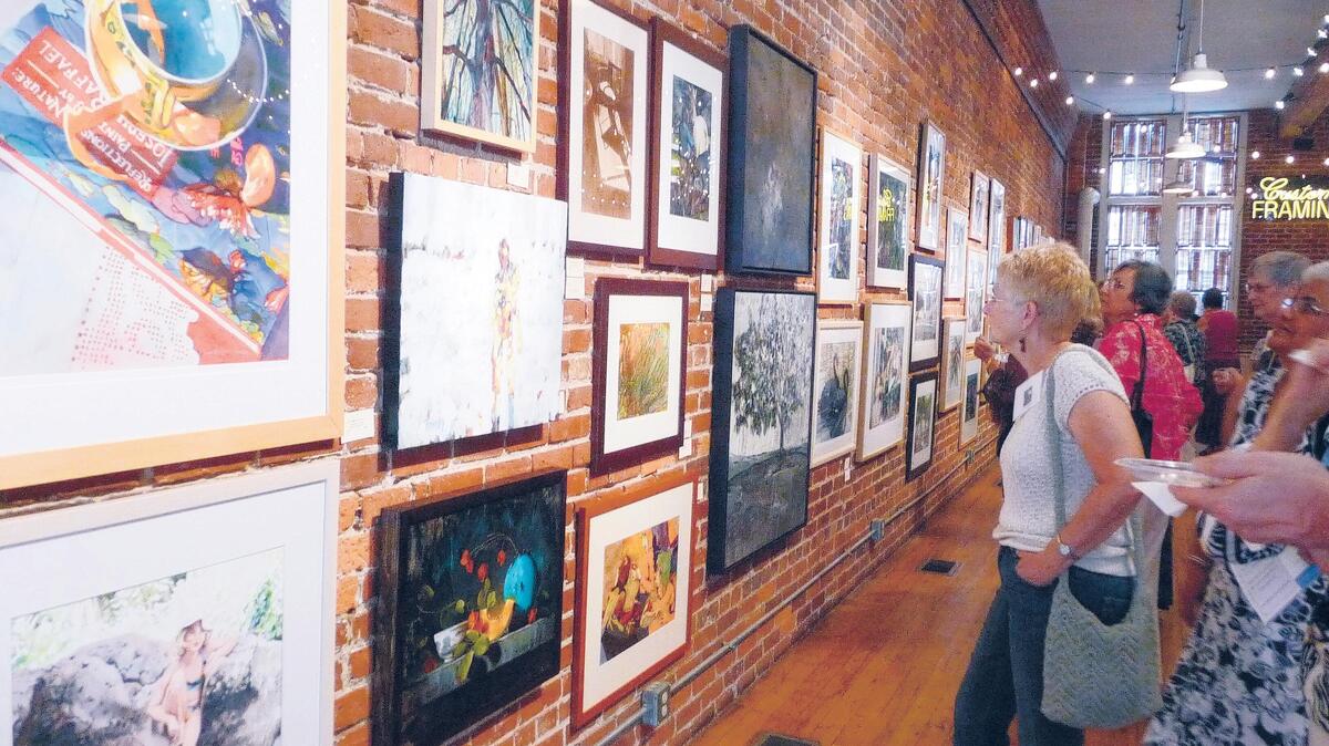 
Opening reception at City Art in 2012.
