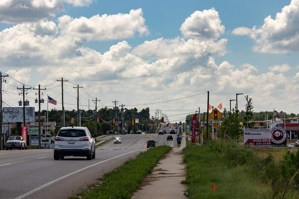 Red Bank, a community in Lexington County, is experiencing notable growth and development on Thursday, July 17, 2025. This section of Platt Springs Road has many new businesses under construction, and plenty of cleared lots ready for new businesses.
