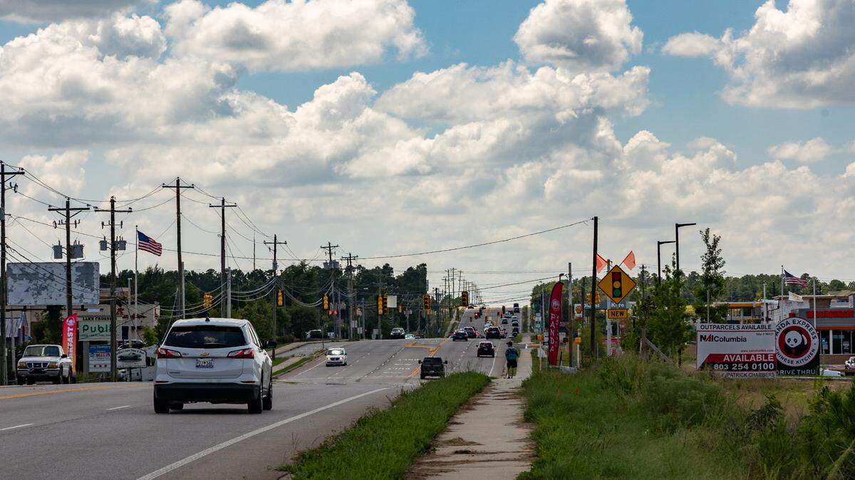 Platt Springs Road near Red Bank.
