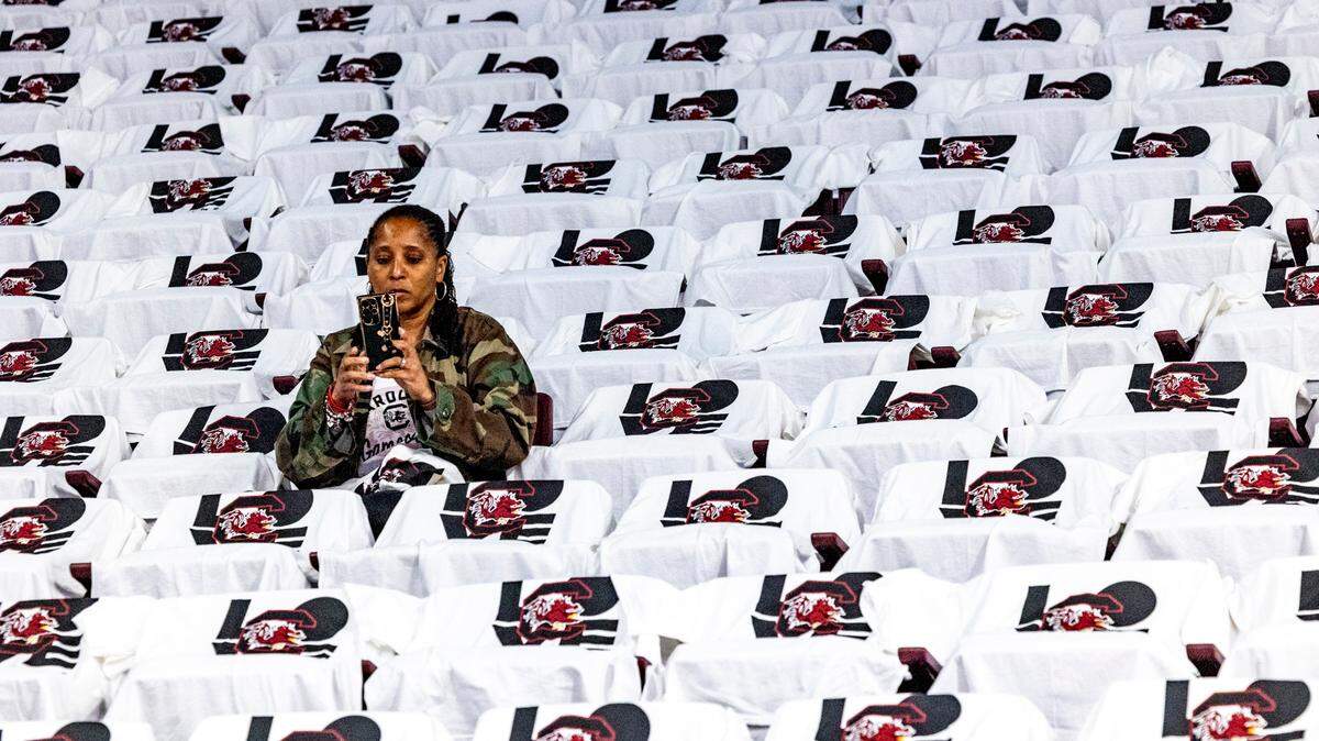 South Carolina’s home game Sunday against UConn is a whiteout theme.