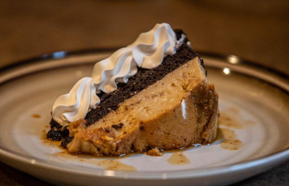Dulce de leche cake from Tres Leches Bakery.