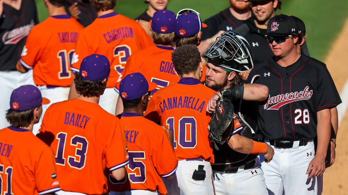 Baseball America has Clemson No. 6 and South Carolina No. 13 in its latest NCAA Tournament projections.