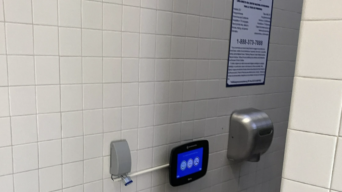 Tablets are installed for customer feedback and are not recording, PRT says.