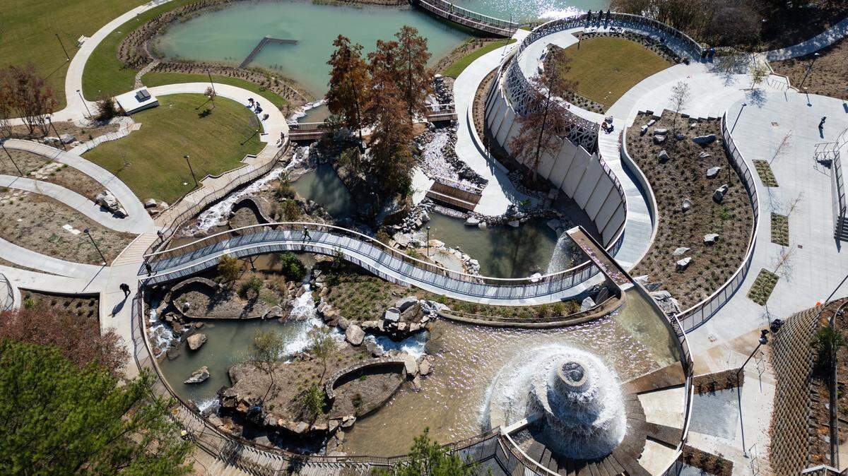Finlay Park from the air on Wednesday, November 12, 2025.