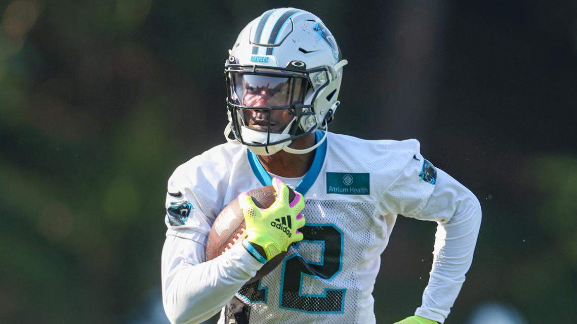 Carolina Panthers wide receiver Shi Smith