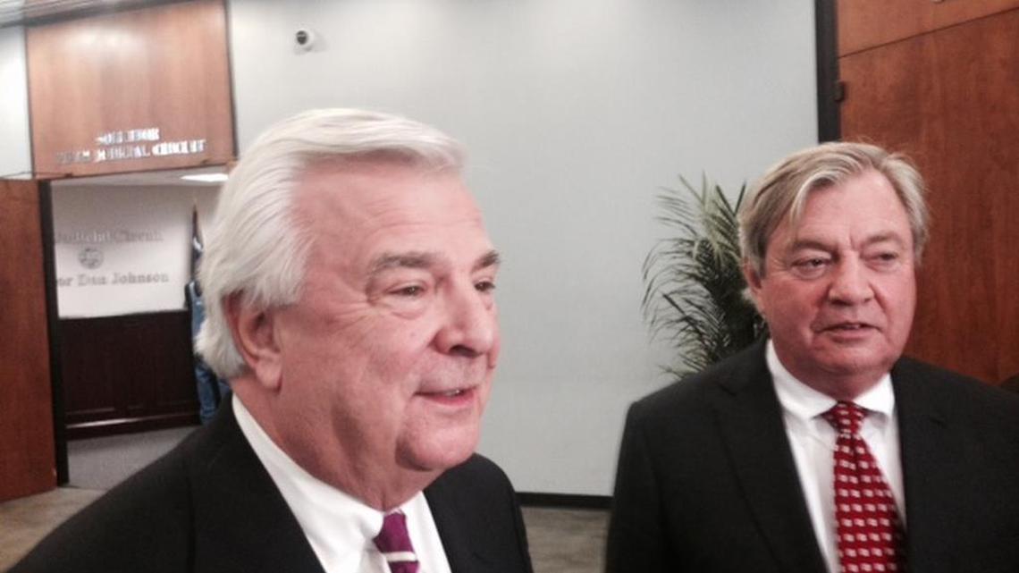 Architect Bobby Lyles (l) and attorney Dick Harpootlian