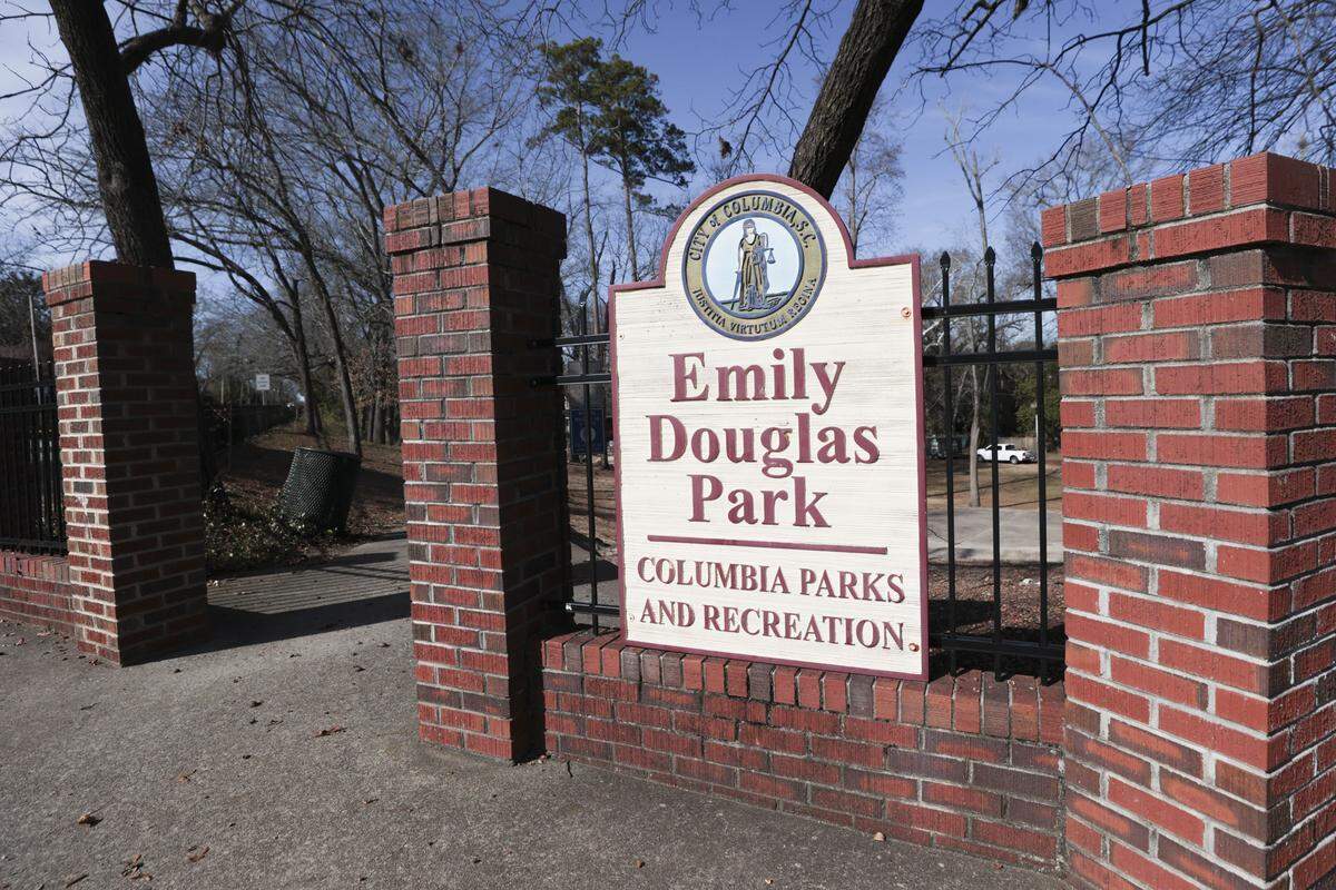 Emily Douglas Park is located in Columbia’s Shandon neighborhood. 