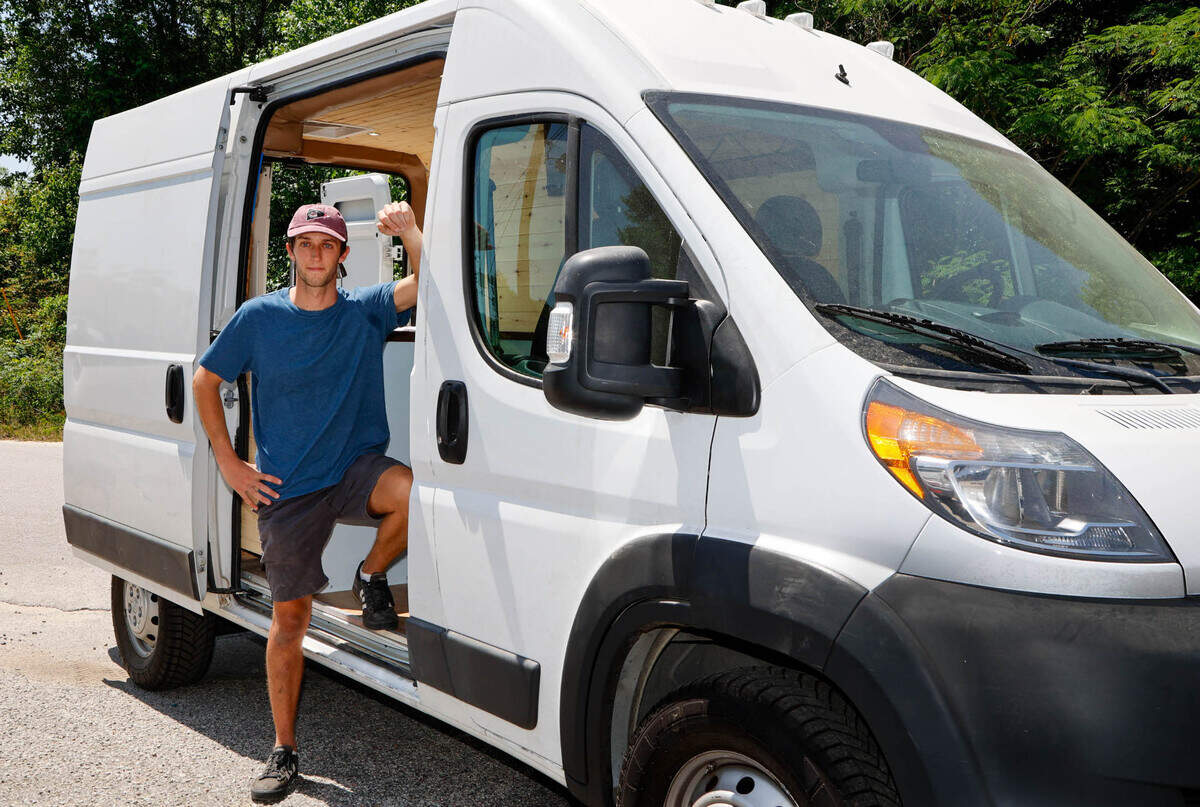 Matthew Alburn started a business while in school at the University of South Carolina converting cargo vans into living spaces.