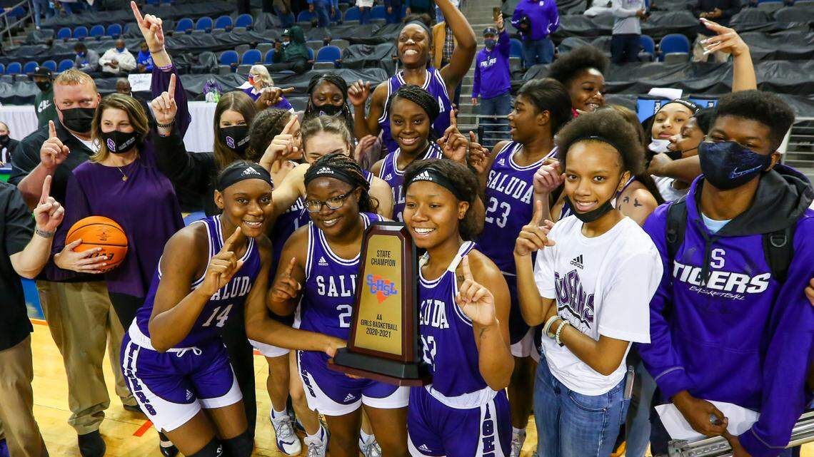 2021 SC basketball state championship winners, game scores