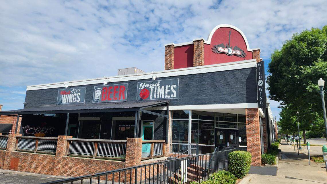 The Wild Wing Cafe at 729 Lady Street in the Vista in Columbia has closed.